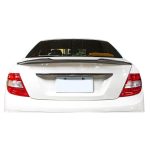Mercedes C Serisi W204 (2007-2014) Uyumlu M4 Style Plastik Bagaj Üstü Spoiler