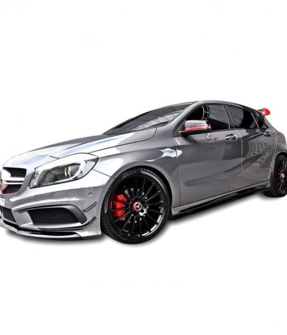 Mercedes A Serisi W176 (2012-2018) Uyumlu Plastik Marşpiyel Altı Lip (Yan Ek)