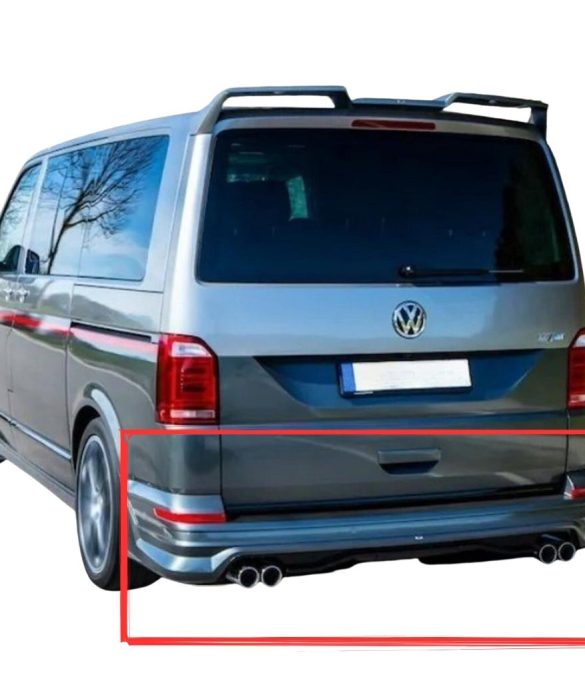 Volkswagen Transporter T6 / T6.1 Uyumlu ABT Style Plastik Arka Tampon Eki