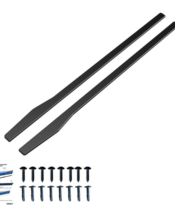 Mercedes C Class W205-c205-a205-s205 2015-2018 Marşpiyel Altı Lip / Mercedes C Class W205-c205-a205-s205 Makyajlı 2018-2021 Marşpiyel Altı Lip (2 Parça)