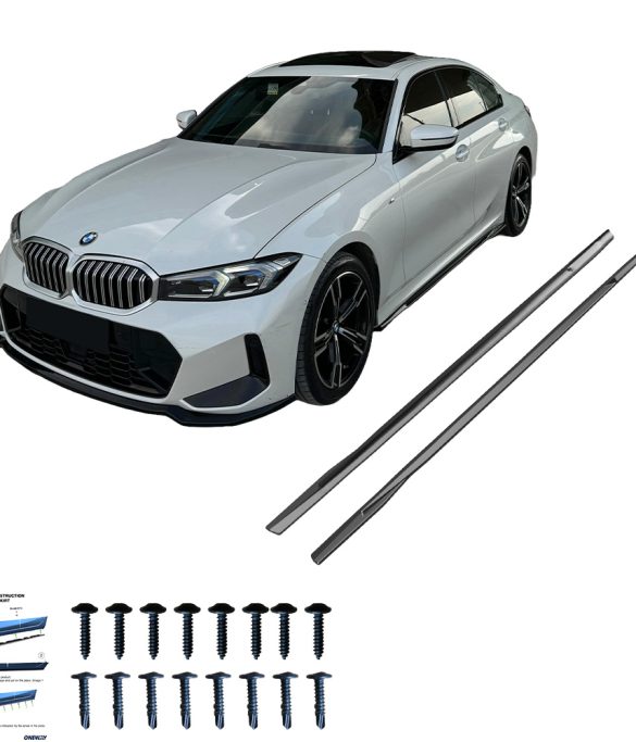 Bmw 3 Series G20/g21 M-pack 2018+ Marşpiyel Altı Lip / Bmw 3 Series M340i G20/g21 M-pack 2018+ Marşpiyel Altı Lip (2 Pcs)