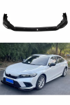 Honda Civic FE 2022 3 Parça Ön Lip (Plastik)