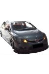 Honda Civic Fd6 RR 3 Parça Ön Lip (Plastik)