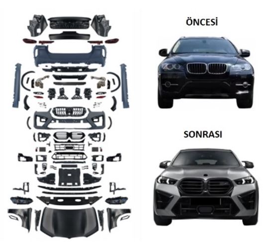 X6 E71 UYUMLU G06 LCI X6M DÖNÜŞÜM SETİ
