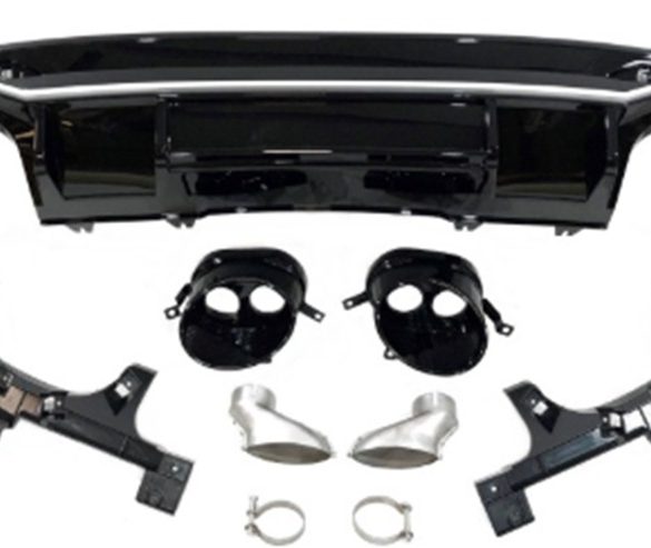 A4 B9,5 2020- RS4 DİFÜZÖR + EGZOZ UCU